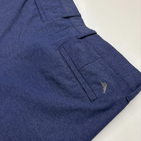 Tommy Bahama Men's Chip Shot Short IslandZone 10" Shorts Blue Size 36 - Picture 6 of 7